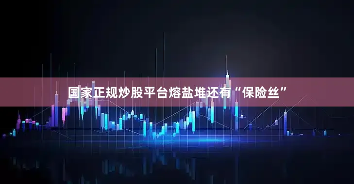 国家正规炒股平台熔盐堆还有“保险丝”